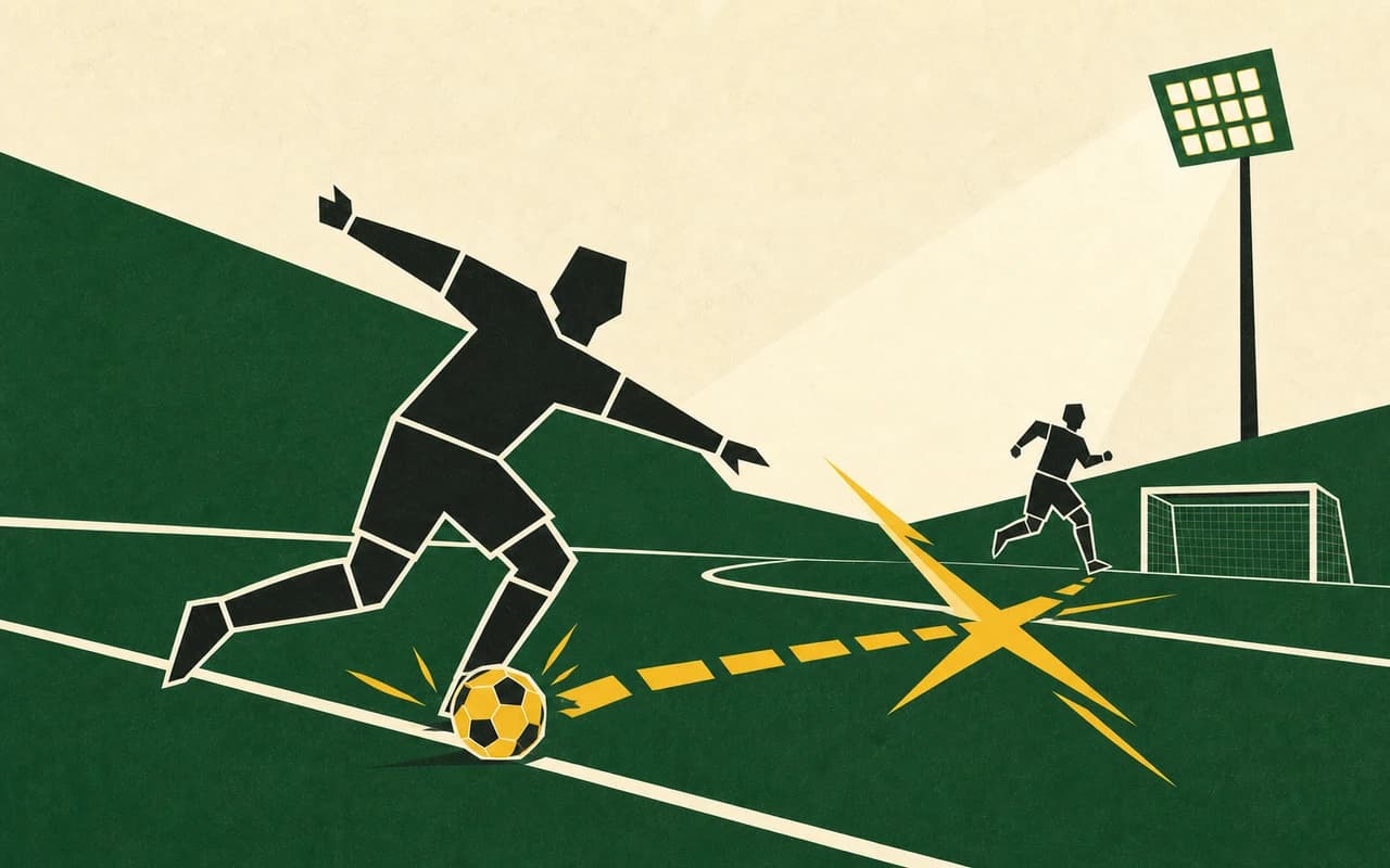 Posses perdidas · um vacilo que vira chance de gol